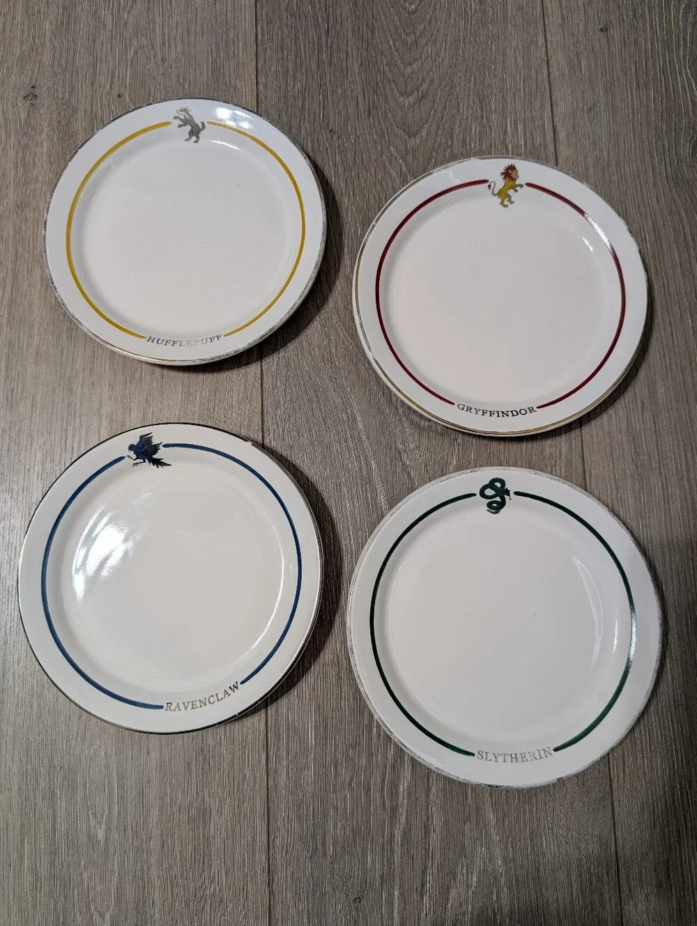 Pottery Barn Harry Potter Wizarding World Hogwarts 🏠 Set Of 4 Appetizer 🍽️